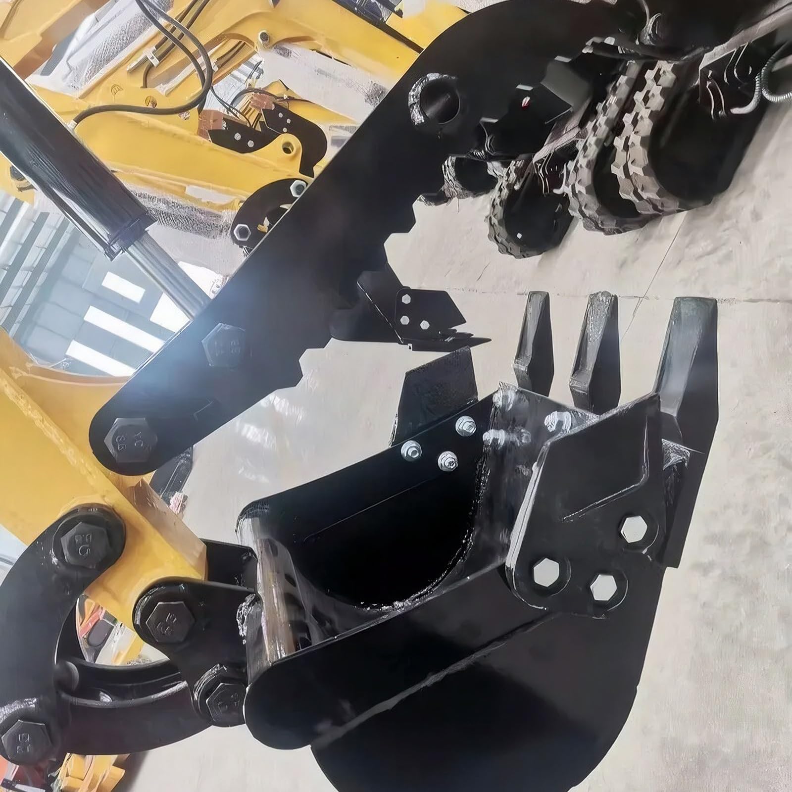 Universal Hydraulic Thumb Clamp for Mini Excavators - 90mm/3.45