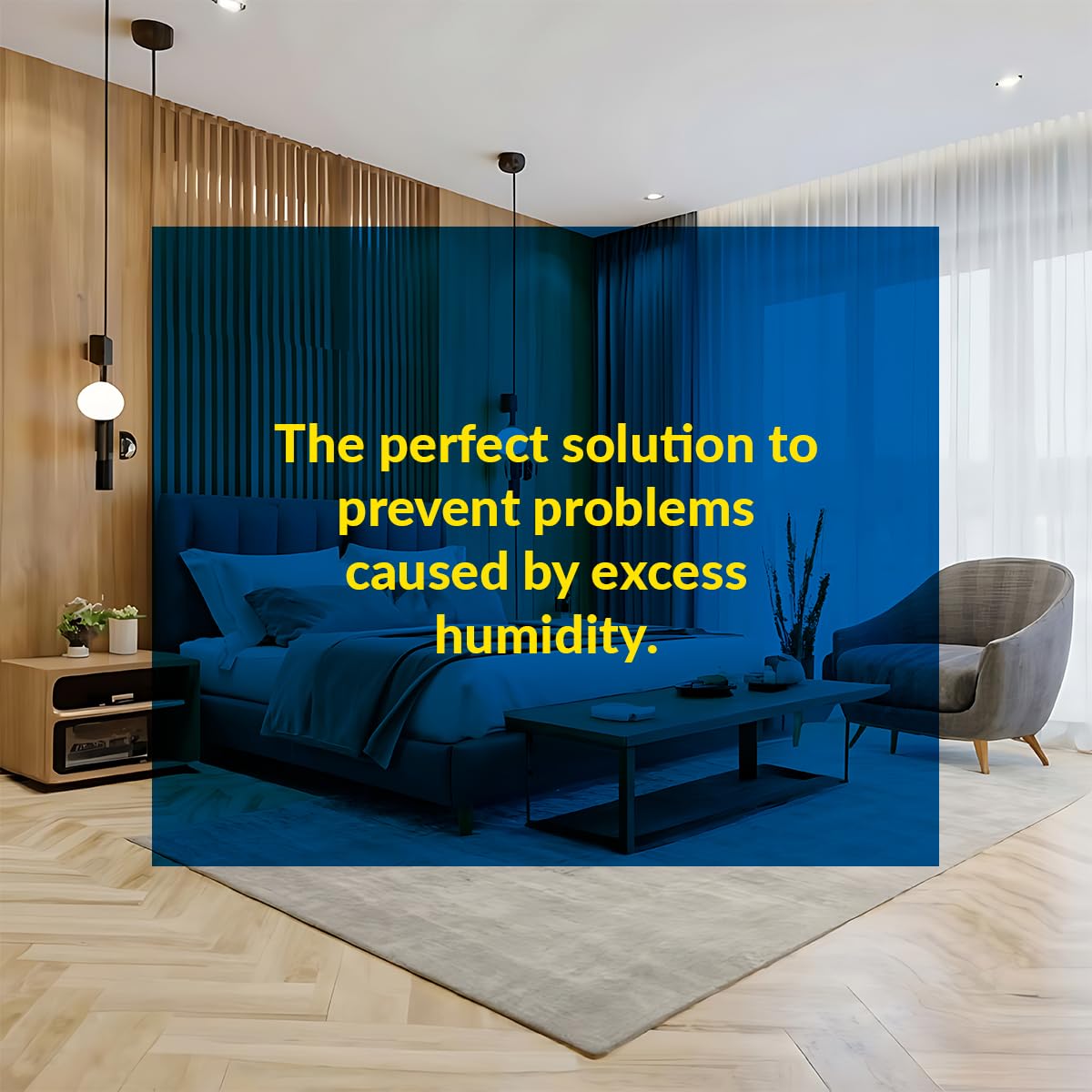 HUMYDRY® - 2 Pack Smart Dehumidifiers with 4 Moisture Absorbing Tablets (15.9 oz) - Fragrance Free - Prevents Dampness & Mold - Perfect for Closets, Basements, RVs up to 200 sq.FT