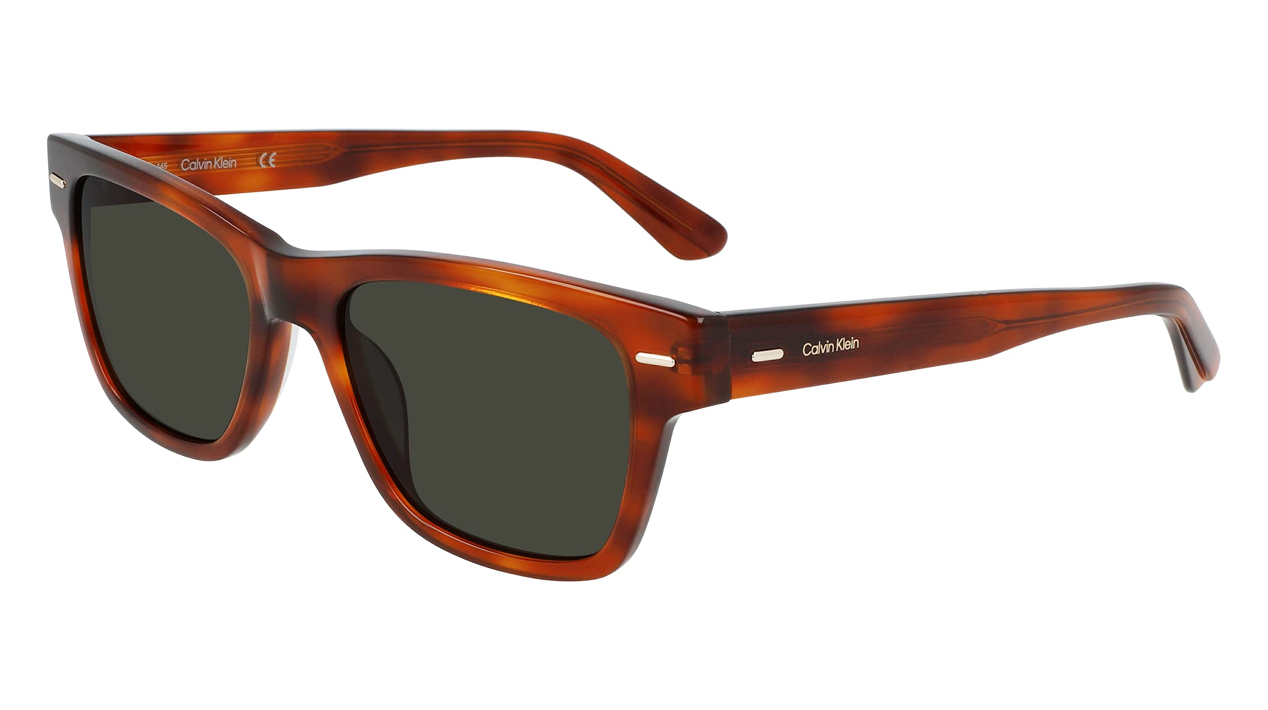Calvin Klein CK21528S Rectangular Sunglasses for Men & Women - UV Protection, Polarized, Fashionable Aviator Style for Outdoor Activities, Driving, Beach & Travel