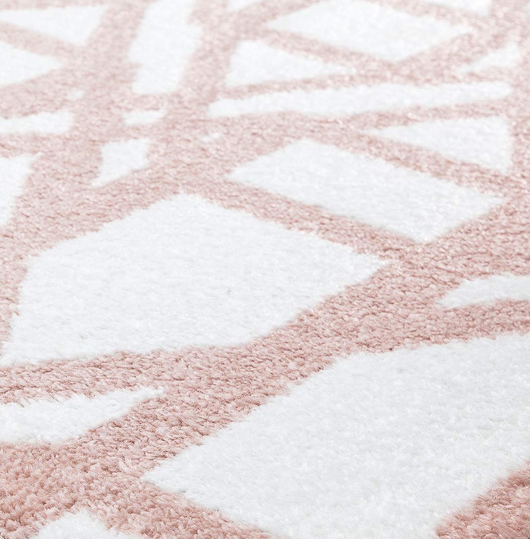 Rugs America Mika Collection MO30B Spiced Milk Contemporary Geometric Area Rug 5'0