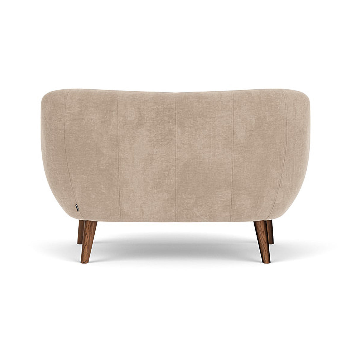 Herman Fabric 2 Seater Sofa - Modern Living Room Couch for Small Spaces, Apartment & Home Decor - Comfortable Loveseat with Soft Upholstery for Relaxing, Entertaining & Cozy Lounging
