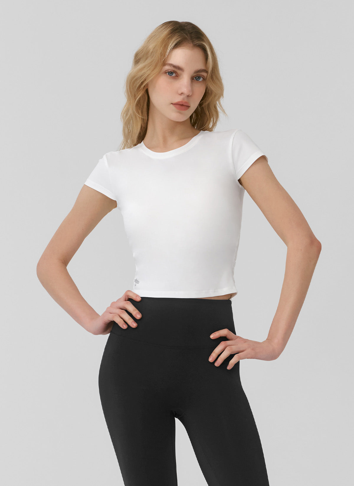 Lightweight Tricot Overlap Short Sleeve Top for Women - Breathable Summer Blouse for Casual Wear, Office & Outdoor Activities