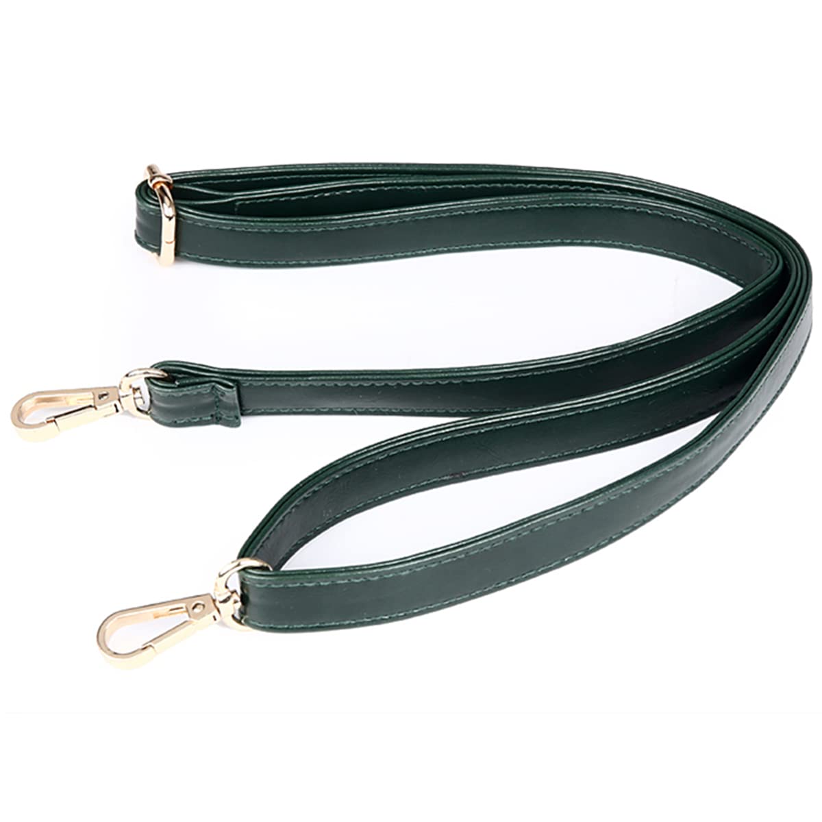 2.5 Inch Adjustable Crossbody Bag Strap - Genuine Sheepskin Pattern Leather Replacement Purse Strap for Handbags & Shoulder Bags (59 Inches, Green) | Perfect for Everyday Use, Travel & Fashion Accessories