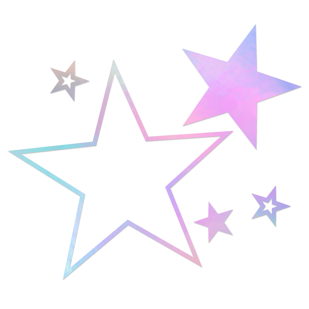 Stars Removable Wall Decals for Kids Room Decor - Space Themed Nursery Stickers - DIY Galaxy Bedroom Art - Perfect for Home, Office & Classroom Decoration