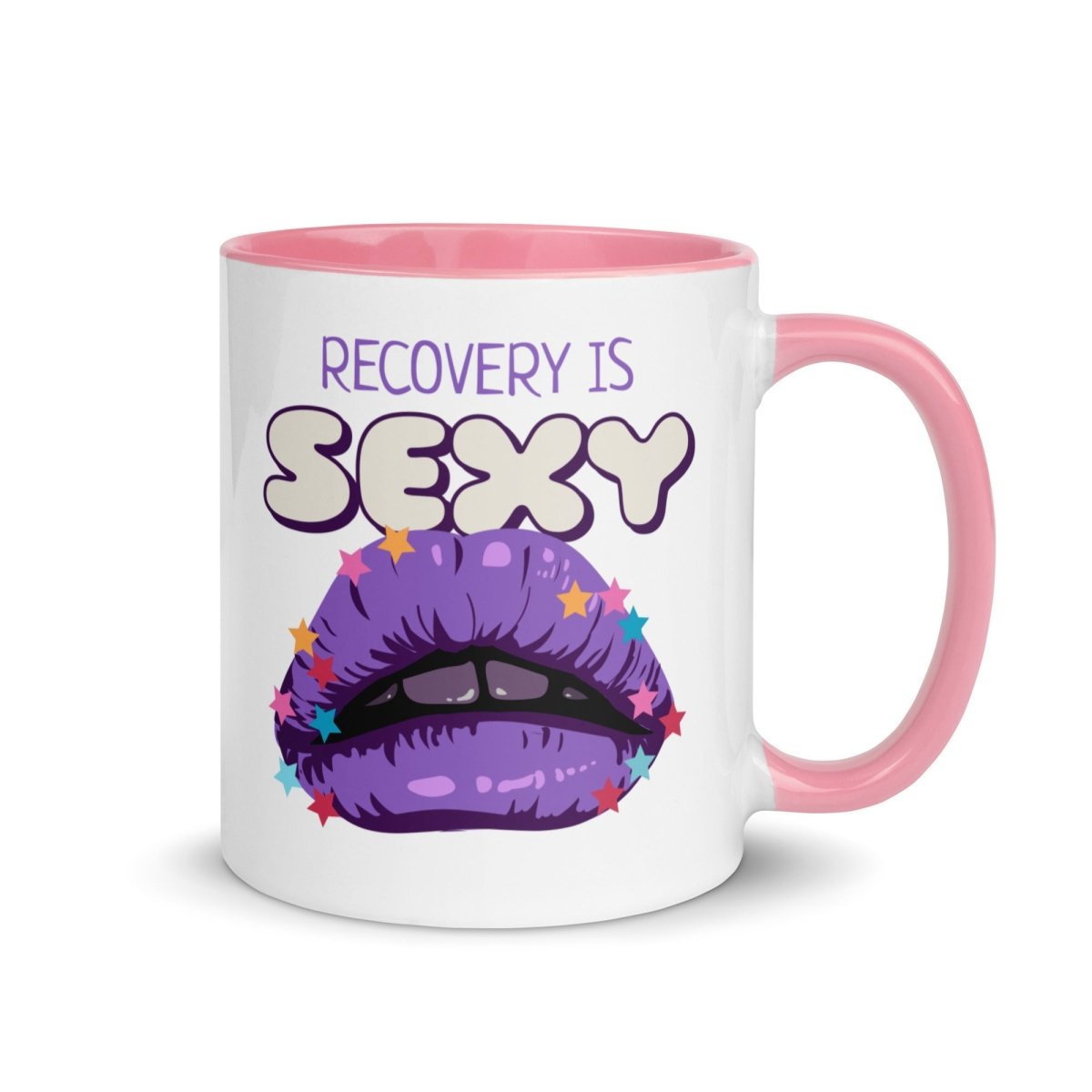 Recovery is Sexy Motivational Coffee Mug - Vibrant Inspirational Cup for Sober Living, AA Meetings & Addiction Recovery Support