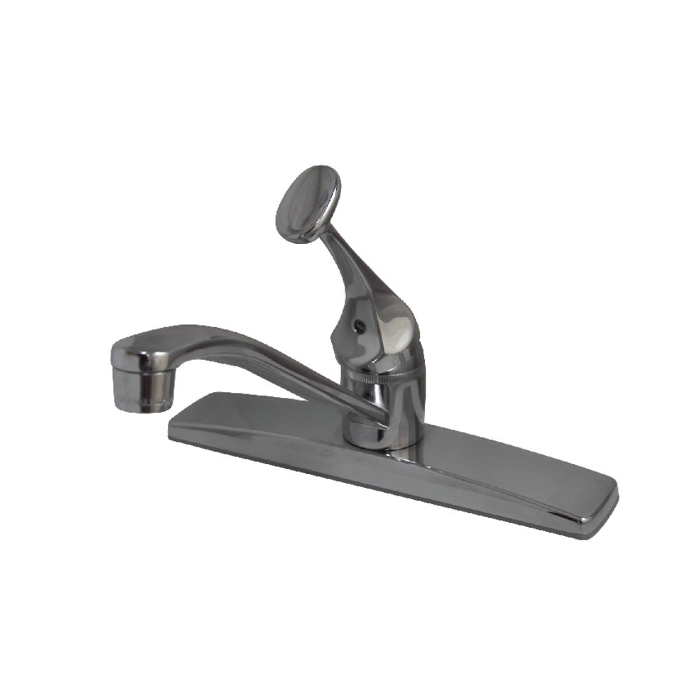 Kingston Brass KB0571 Columbia Single Handle Centerset Kitchen Faucet - Modern Pull-Down Sprayer for Easy Dishwashing & Food Prep in Home Kitchens