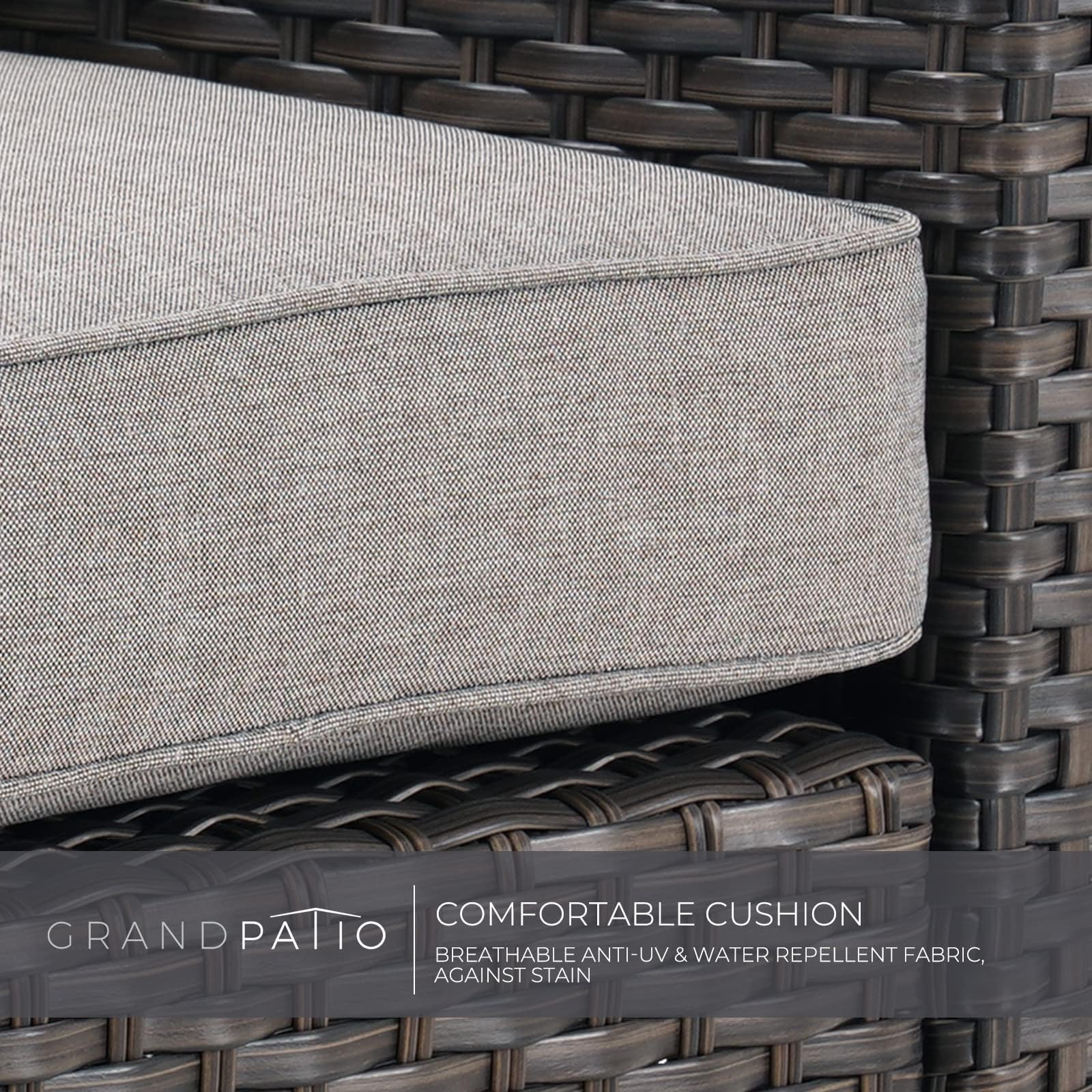 Outdoor Wicker Sectional Sofa Set with Thick Cushions - Modular Patio Furniture for Deck, Porch, Poolside & Garden - Left Arm Sofa - Perfect for Relaxing, Entertaining & Outdoor Lounging