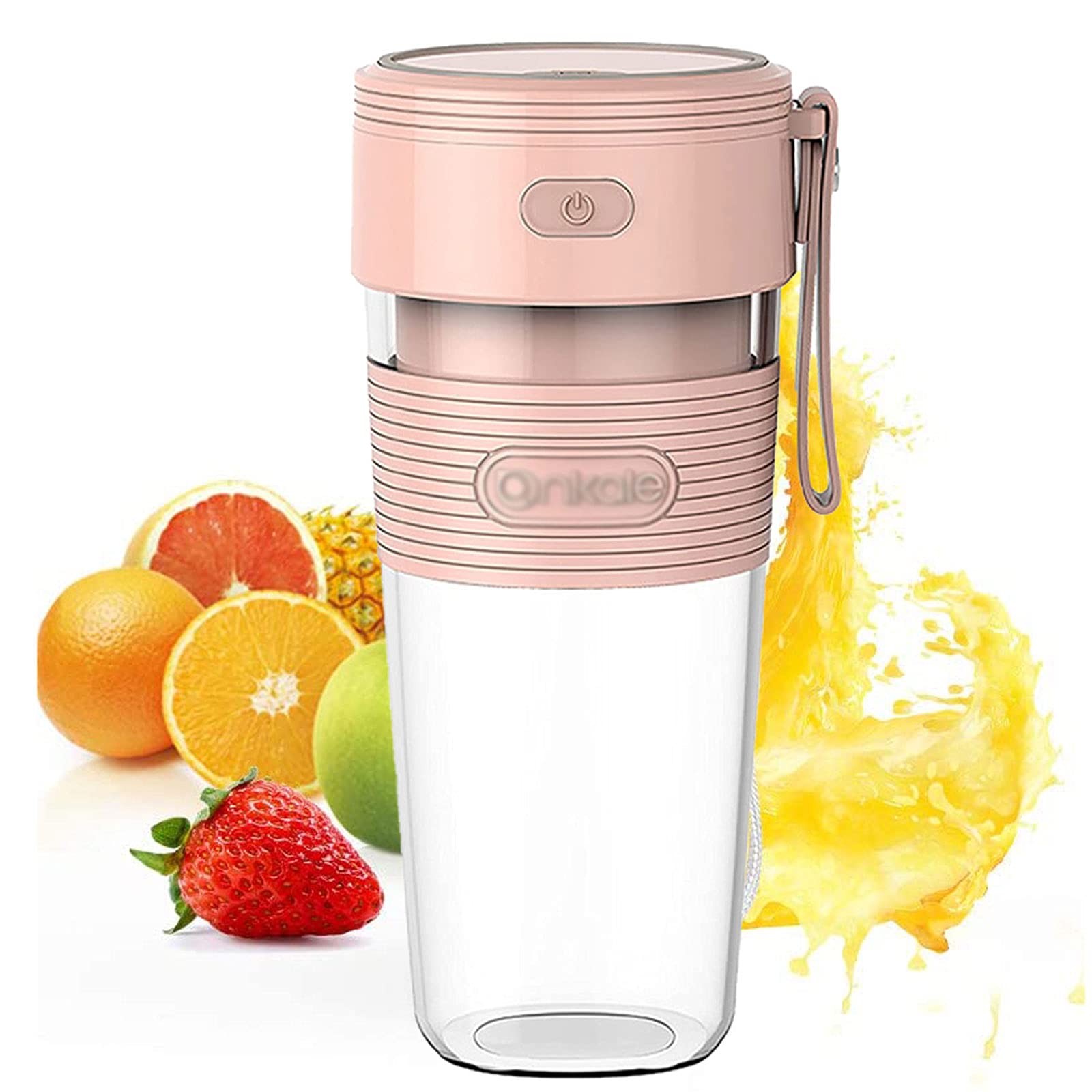Portable USB Rechargeable Personal Blender - Mini Electric Juicer for Smoothies, Juice & Milkshakes | Sports, Home & Travel Use | Compact Multi-Function Blender for Healthy Drinks