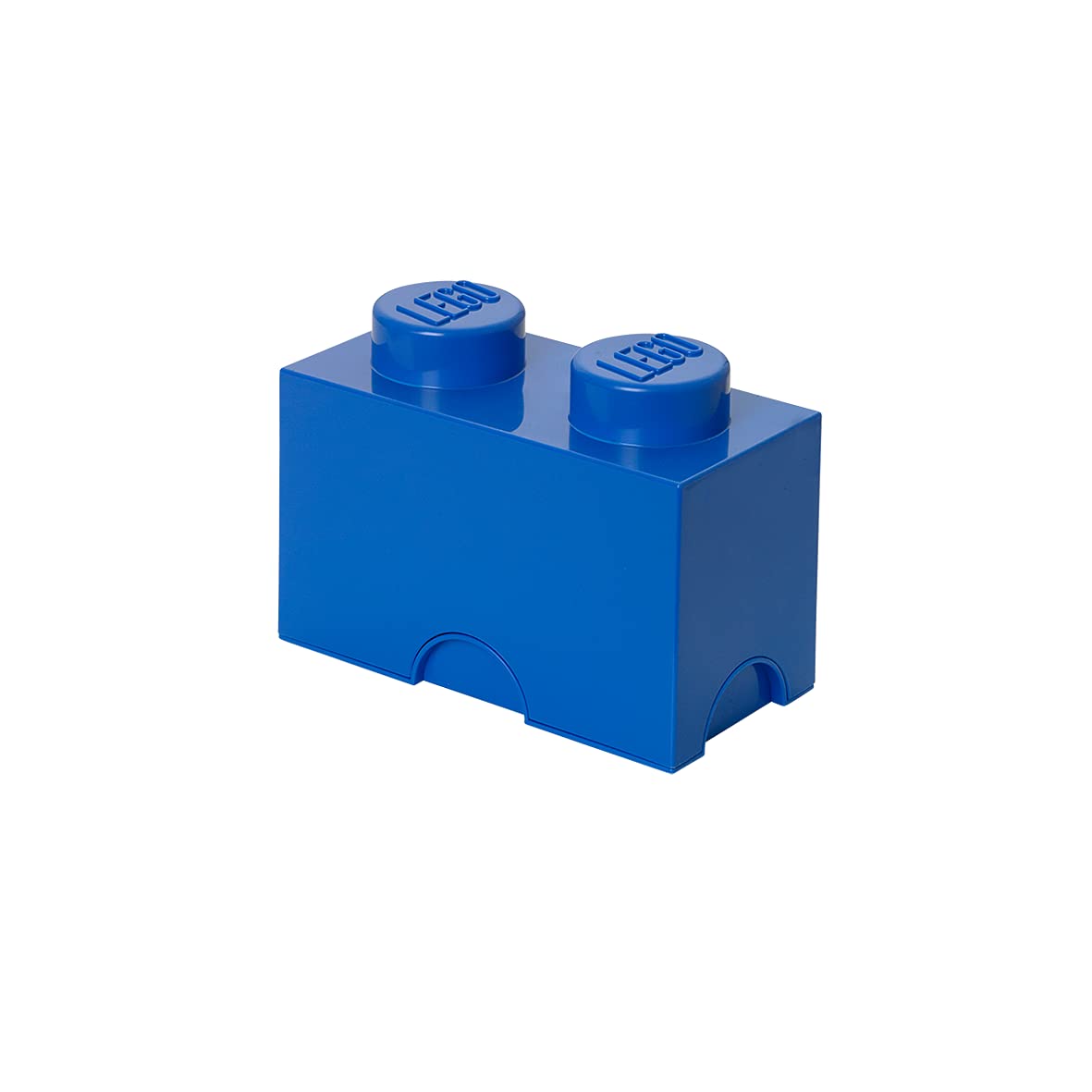 LEGO Brick Design Storage Container - Medium Size, Durable Plastic, Blue - Perfect for Organizing LEGO Bricks, Toys & Craft Supplies at Home or Office