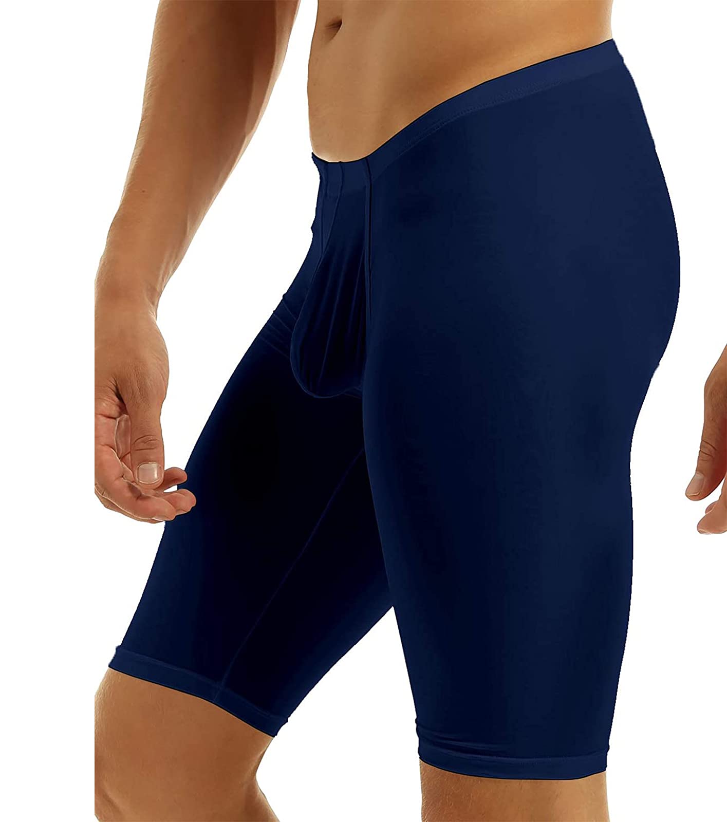 Men's Compression Shorts - Quick Dry Running Pants, Yoga Capris & Workout Tights for Gym Training, Active Baselayer - Perfect for Running, Yoga, Cycling & Fitness Activities