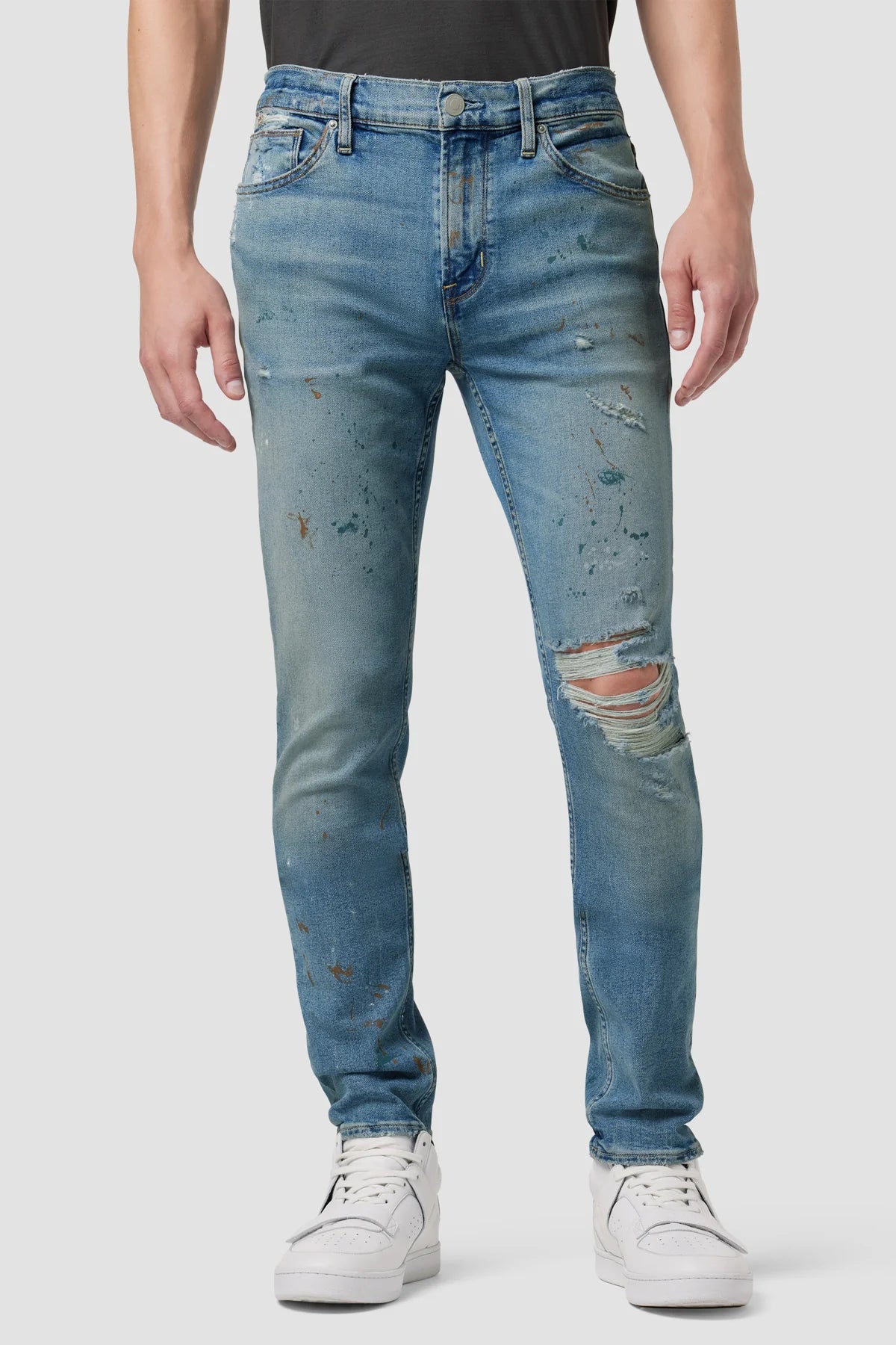 Hudson Axl Slim Fit Jeans for Men - Stretch Denim Skinny Jeans | Perfect for Casual Wear, Night Out & Everyday Style