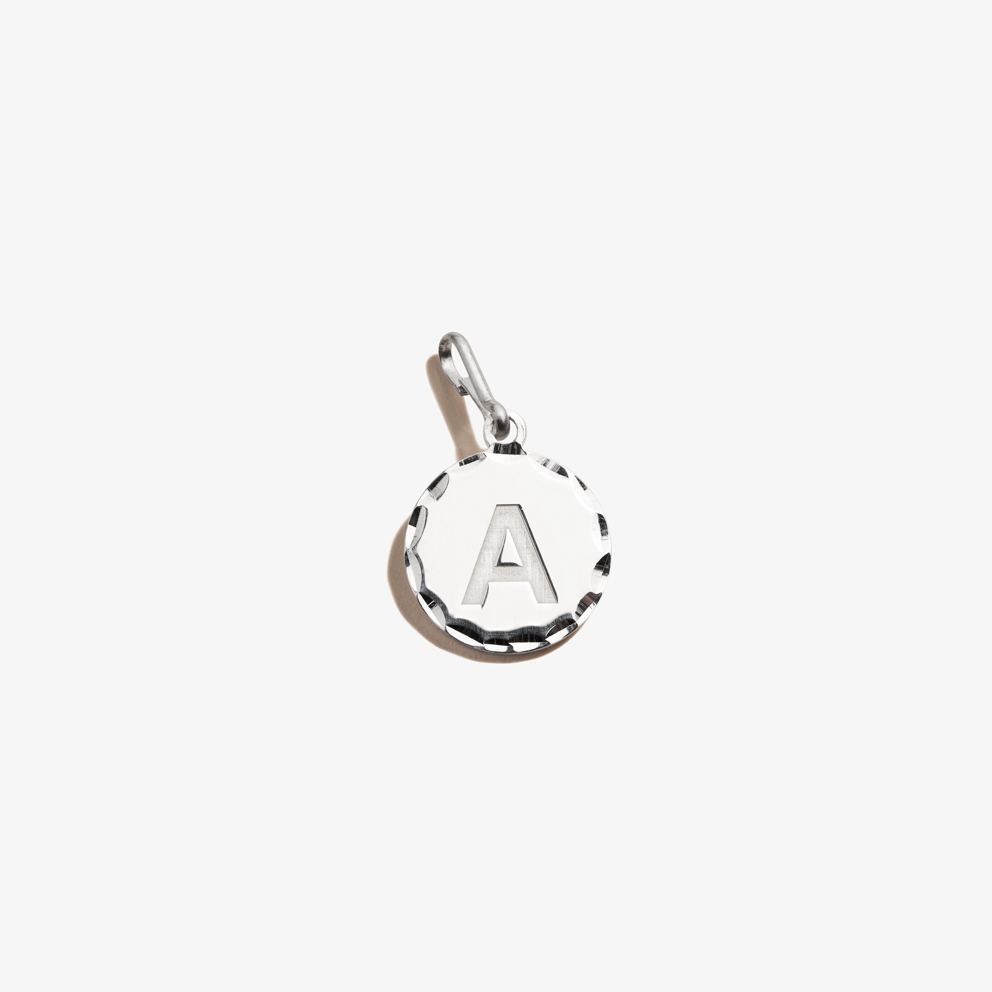 Initial A Charm Precious Metal Pendant Necklace - Elegant Jewelry for Women, Gift for Her - Perfect for Parties, Weddings & Special Occasions