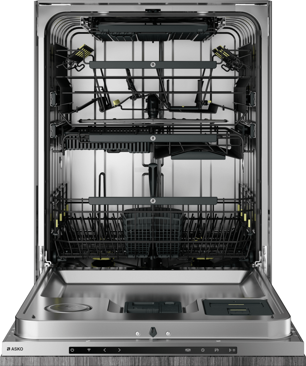 Asko DFI786XXLSOF Built-In Dishwasher - 24 Inch Stainless Steel, Ultra Quiet, Energy Star Certified - Perfect for Large Families and Open Kitchen Designs