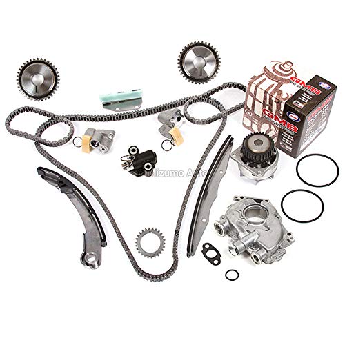 Mizumo Auto MA-4216898912 Timing Chain Kit with Water Pump & Oil Pump - Compatible with Nissan Frontier Xterra Pathfinder VQ40DE Engine - Perfect for Engine Repair & Maintenance