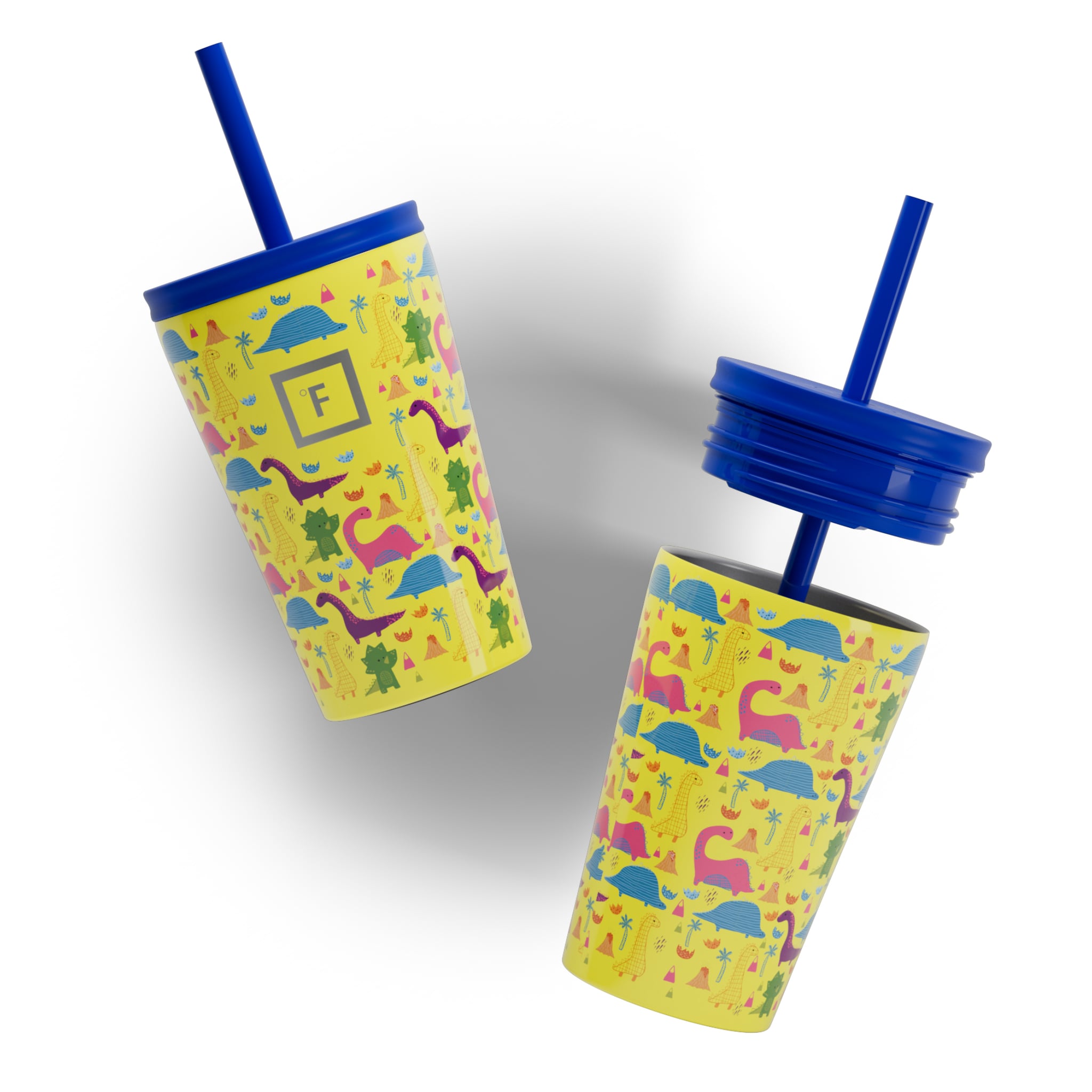 12 Oz Kids Tumblers with Lids and Straws - Insulated Stainless Steel Water Bottles for Boys & Girls - Leakproof, BPA-Free, Perfect for School, Sports & Outdoor Activities