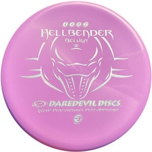 Daredevil Disc Golf Hellbender Beluga (XGP) Putter - Premium Golf Disc for Putting Practice & Tournament Play - Perfect for Beginners and Pros on the Course