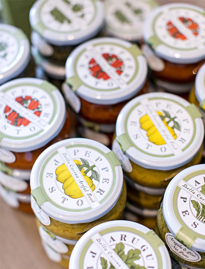 Piccolo Pesto Gift Collection - Authentic Italian Gourmet Pesto Sauce Set - Perfect for Cooking, Gifting & Italian Cuisine Lovers