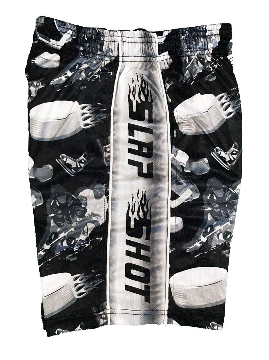 Flow Society Boys' Slapshot Athletic Shorts - Quick-Dry Basketball Running Workout Shorts for Active Kids - Perfect for Sports, Gym & Outdoor Play