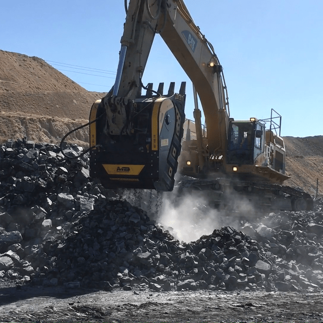 BF150.10 Excavator Bucket Crusher - Heavy Duty Demolition Attachment for Construction & Mining - Perfect for Crushing Concrete, Rocks & Debris on Job Sites