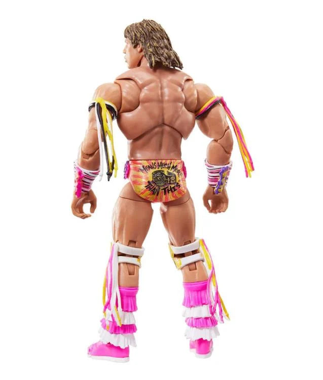 WWE Ultimate Edition 15 Ultimate Warrior Action Figure - Wrestlemania 7 Version - Collectible Wrestling Toy for Fans & Display - Perfect for WWE Memorabilia Collections & Themed Decor