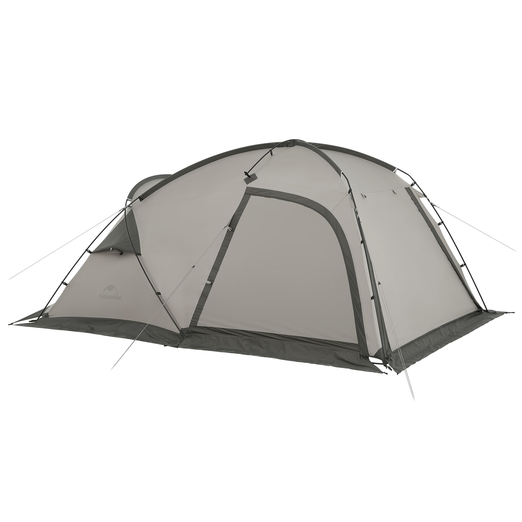 Naturehike Massif 4-Season Hot Tent with Stove Jack - Waterproof & Windproof Winter Camping Tent for 1/2/4 Persons - UPF50+ Sun Protection with Room & Hall Design - Perfect for Family Camping, Hunting Trips & Winter Outdoor Adventures