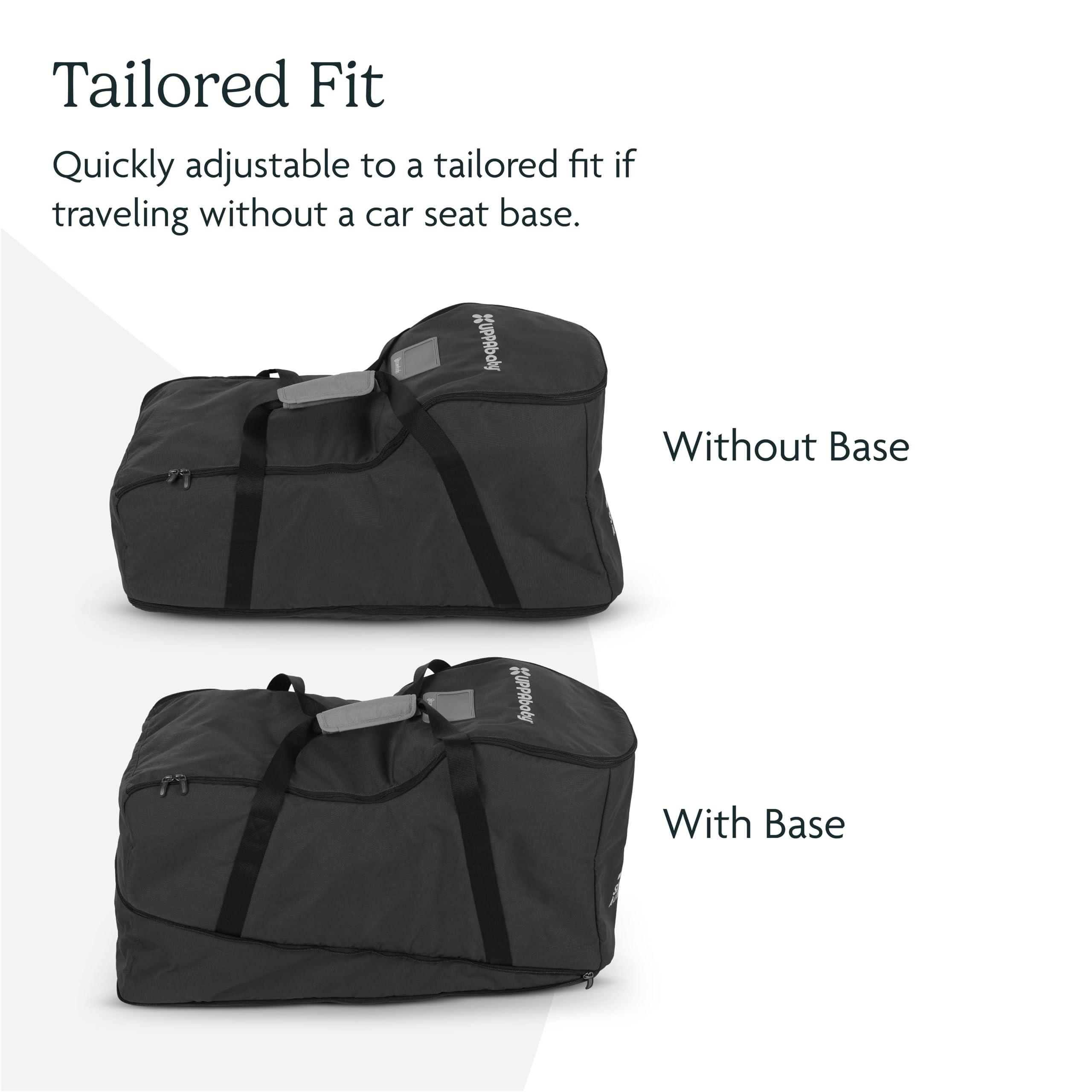 UPPAbaby Travel Bag for Aria and Mesa Infant Car Seats - Lightweight Easy-Carry Handle & Durable Waterproof Design | Perfect for Airplane Travel, Car Seat Protection & Storage