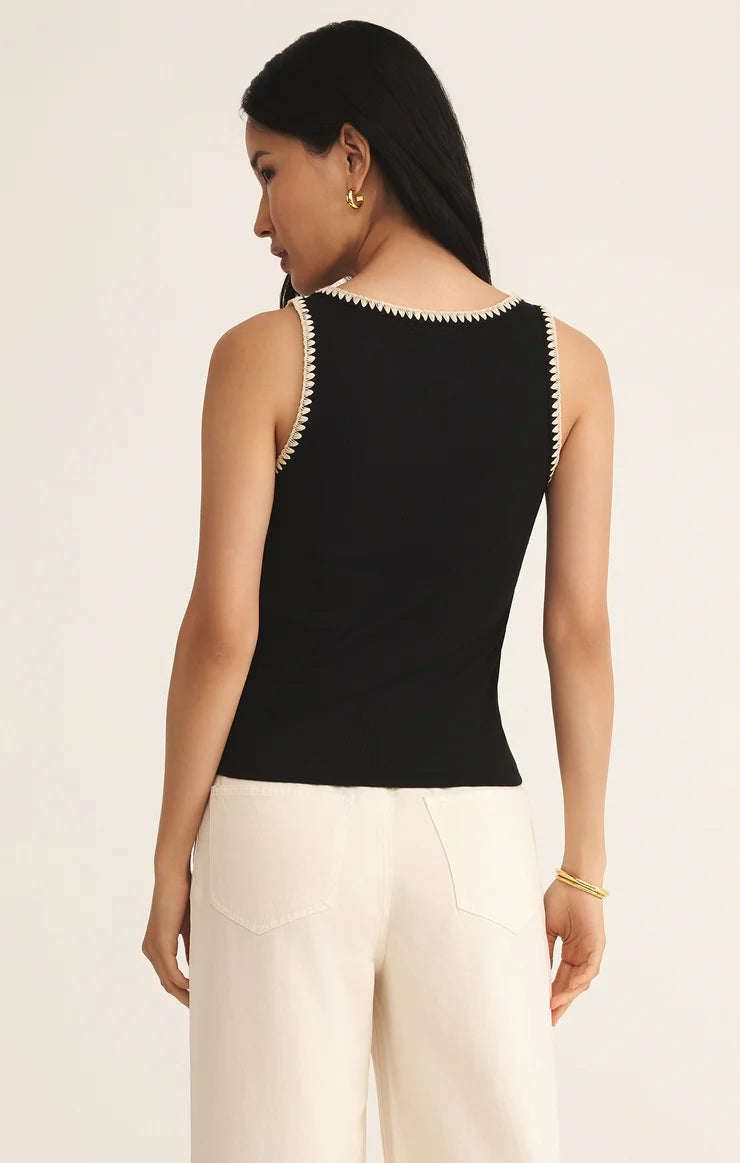 Jaidynn Ribbed Tank Top for Women - Soft Stretch Comfort Fit Casual & Layering - Perfect for Summer, Gym, and Everyday Wear