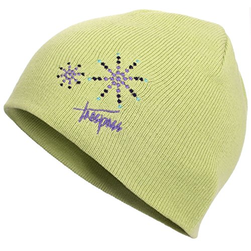 Trespass Girls' Sparkle Knitted Beanie Hat for Kids - Warm Winter Accessory for Outdoor Play & Snow Activities