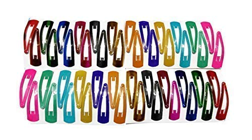 Vararo Hair Clips - 3 Inch Metal Snap Barrettes for Girls, Toddlers, Kids & Women | Cute Candy Color Hair Accessories for School, Parties & Everyday Styling