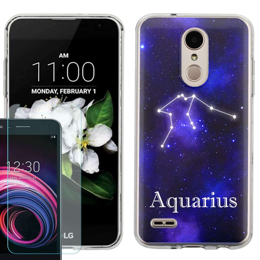 LG Aristo 2/Tribute Dynasty TPU Case with Screen Protector - Slim Fit for Daily Protection