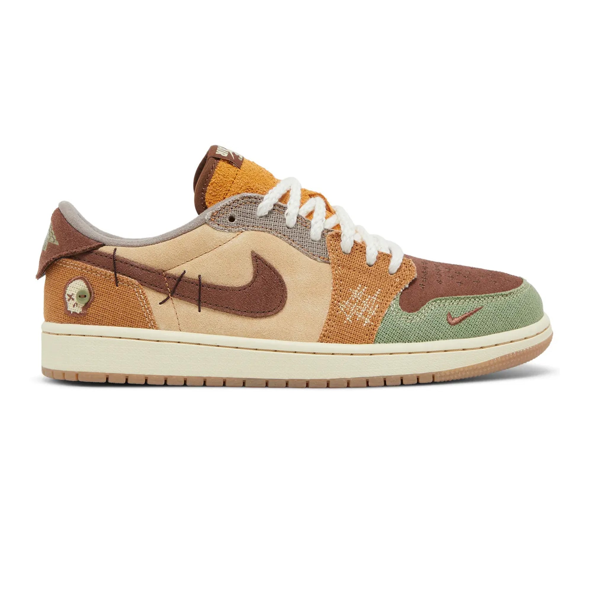 Air Jordan 1 Retro Low OG x Zion Williamson 'Voodoo' Sneakers (2022) - Men's Basketball Shoes for Streetwear & Casual Wear