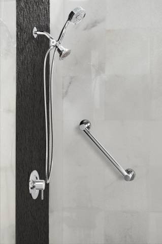 Moen Align 24-Inch Chrome Towel Bar YB0424CH - Bathroom & Kitchen Towel Holder for Modern Homes