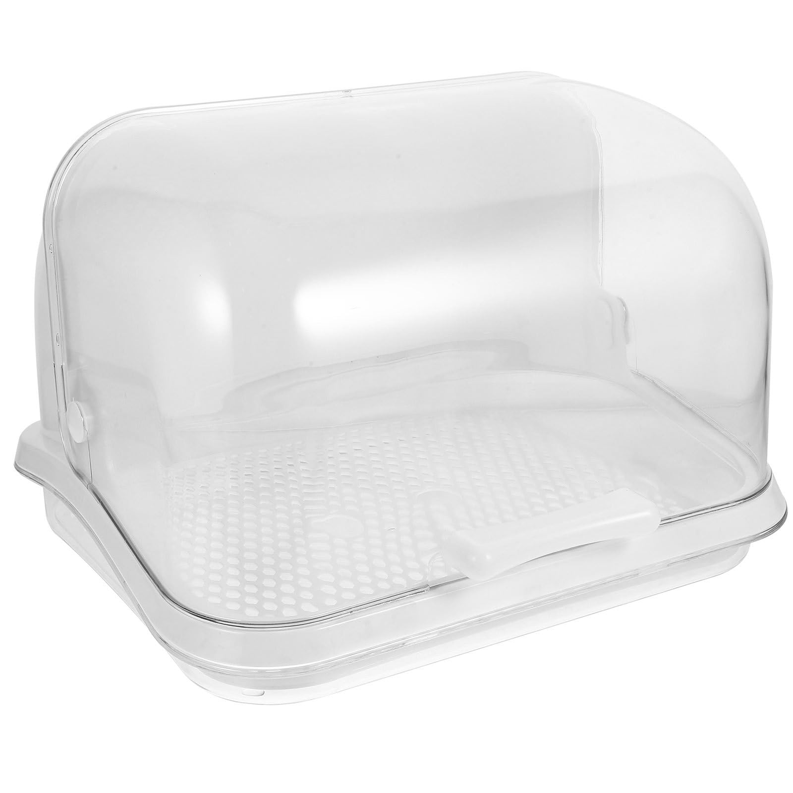 Baby Bottle Drying Rack with Anti-Dust Cover - Milk Bottle Organizer & Storage Box for Kitchen, Nursery - Perfect for Home, Travel, and Outdoor Use