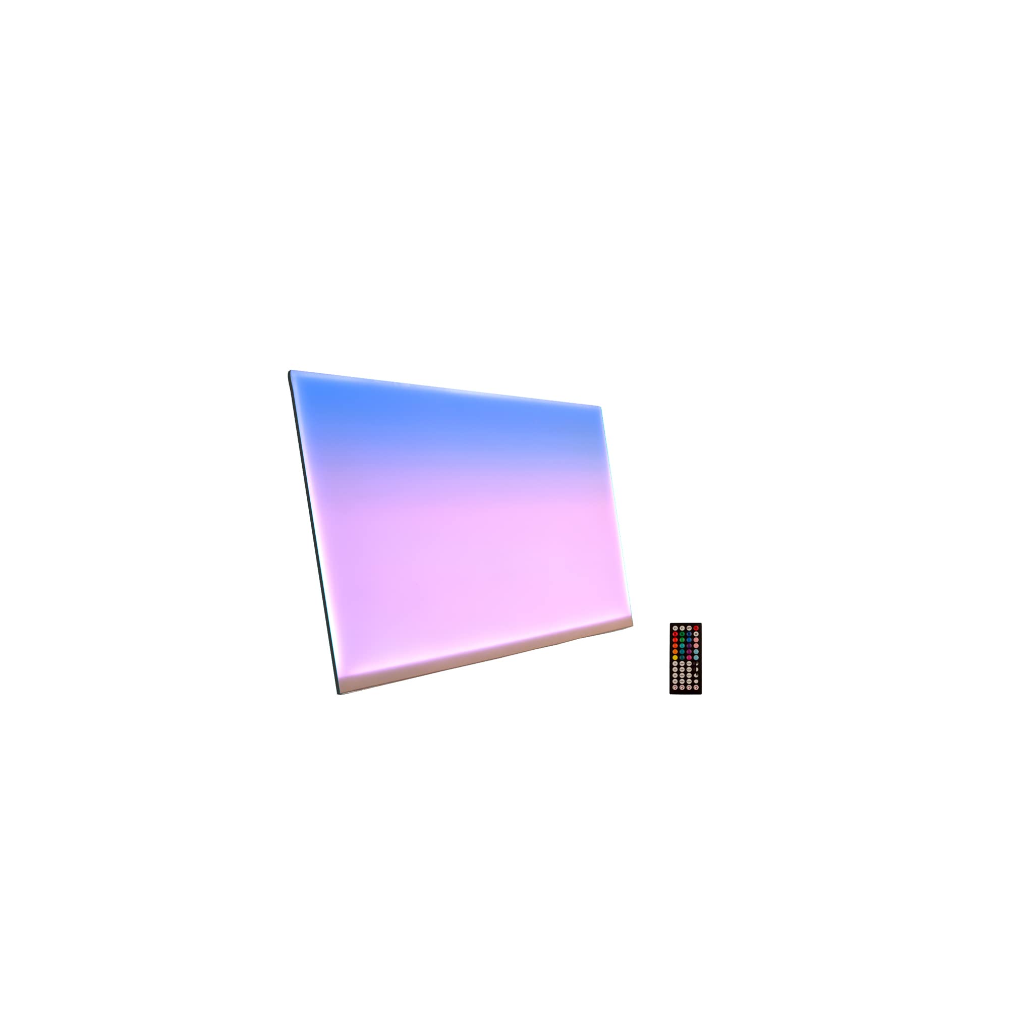 RGB Aquarium Backlight - Ultra-Thin 6mm Panel for Rimless Fish Tanks | Home & Office Decor