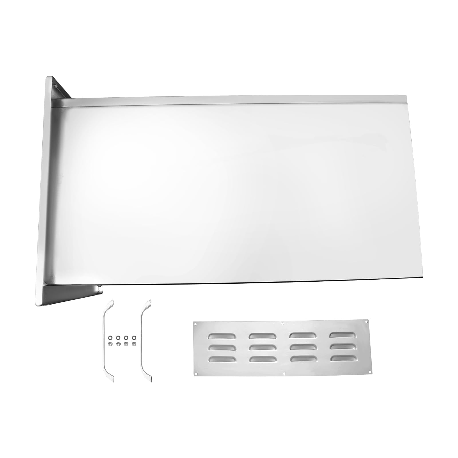Stainless Steel Outdoor Kitchen Drawer - 2 Pull-Out Cabinets for BBQ Island (14x14.3x23 Inch) - Perfect for Patio & Backyard Cooking