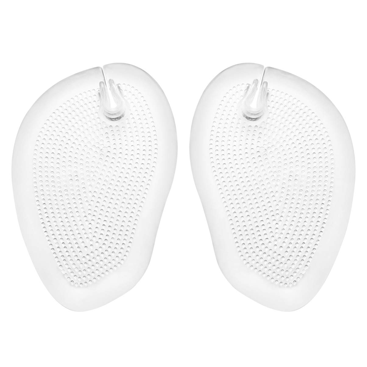 2 Pairs Metatarsal Gel Cushion Pads - Silicone Forefoot Pads for Pain Relief, Ball of Foot Cushioning & Shock Absorption - Perfect for Running, Walking & High Heels (Comfort & Support)