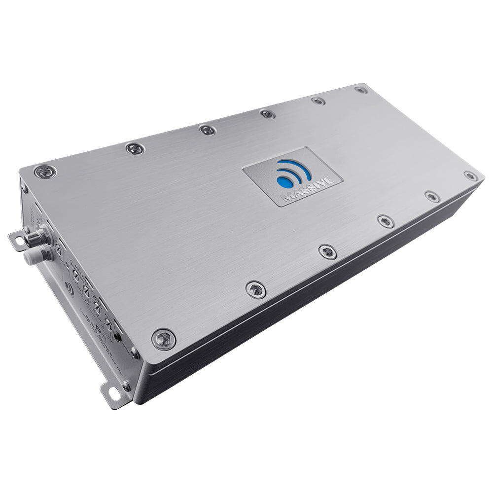 P4 1600W RMS Mono Block Amplifier - 1 Ohm Stable, High Power Car Audio Amp for Subwoofers & Bass Boost - Perfect for Car Audio Systems & Competitions