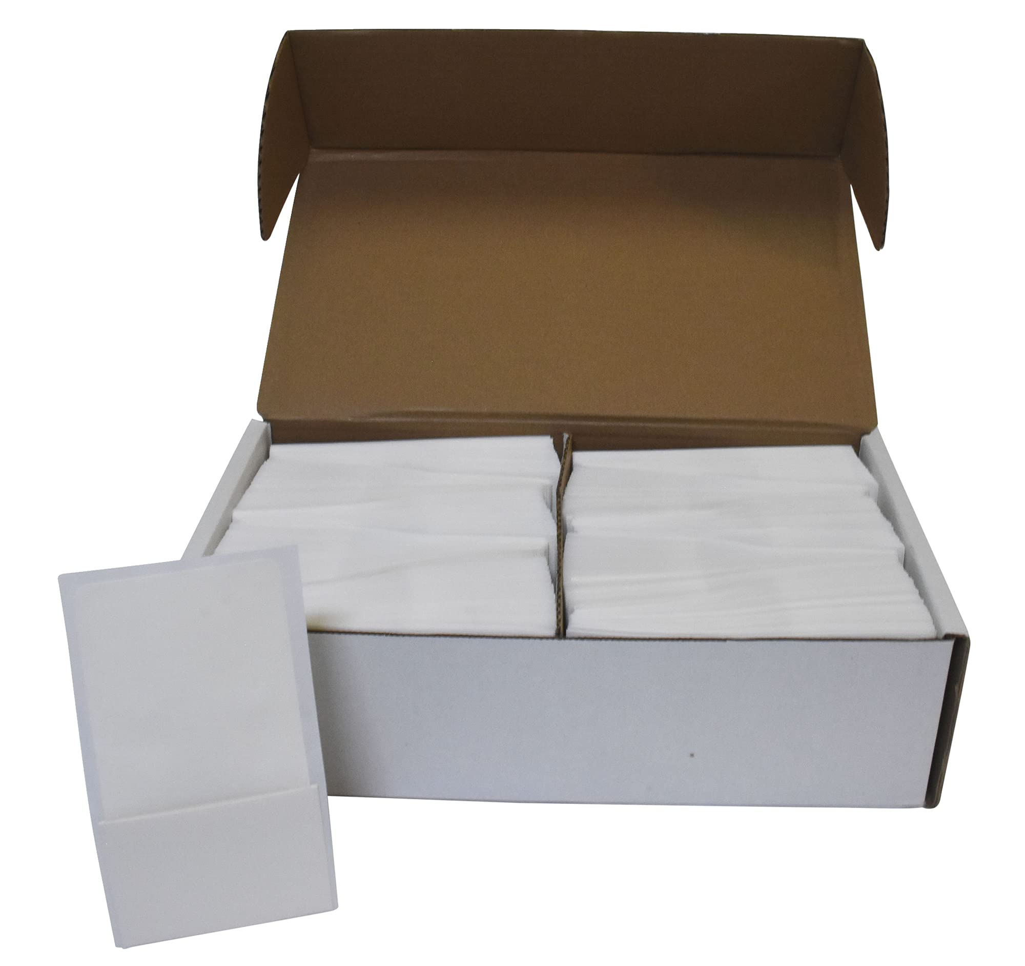 School Smart High Back Peel and Press Book Pocket, 3.5 x 6.25 Inches, Manila, Pack of 500 - Perfect for Classroom Organization, Library Books, and Document Storage