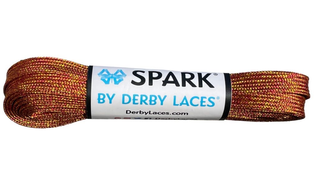Derby Laces 96 Inch - Premium Spark Roller Skate Laces for Derby Skating & Roller Derby Competitions | Durable & Stylish Skate Shoe Laces for Roller Skates, Quad Skates & Rollerblades