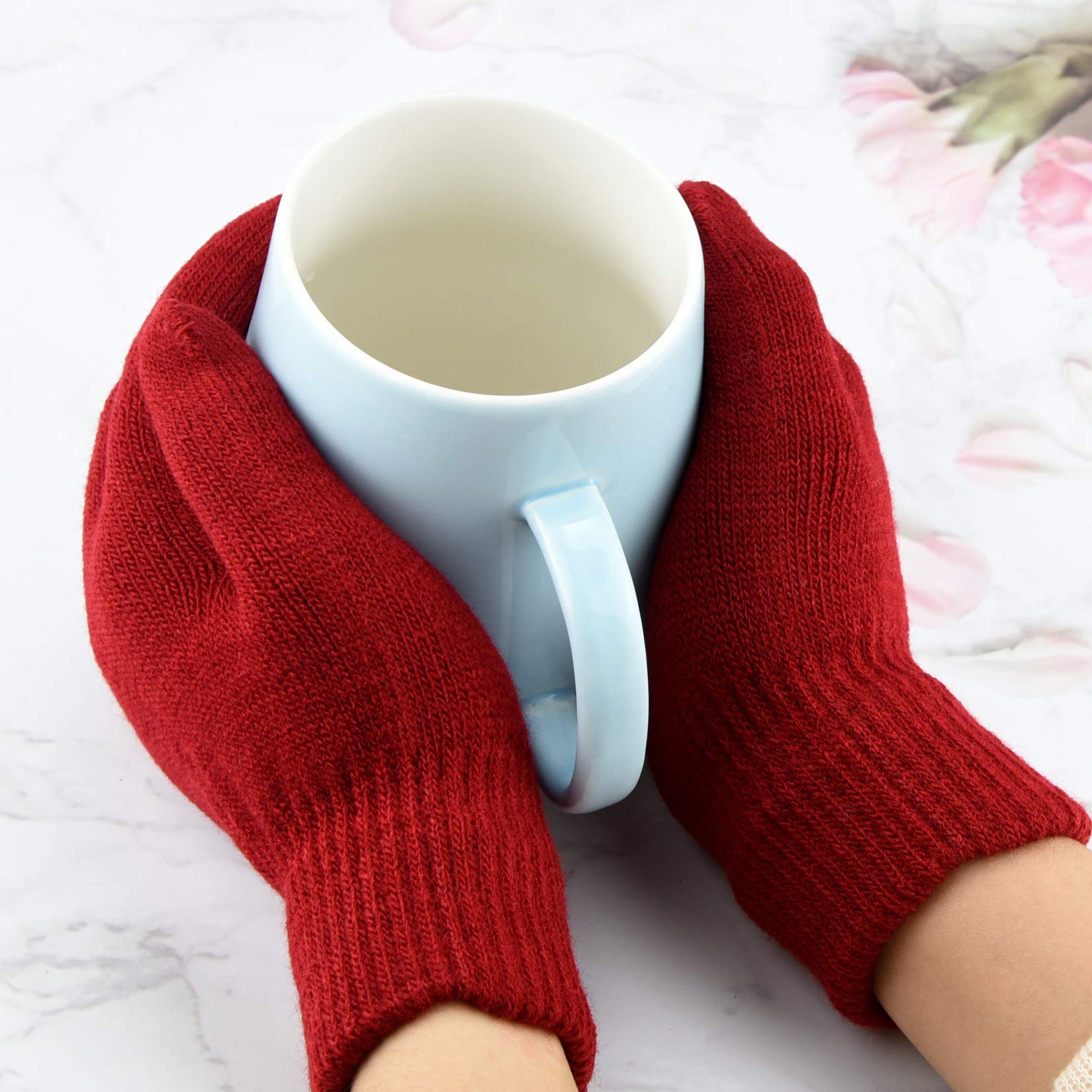 12 Pairs Winter Knit Gloves for Women & Men - Stretchy Magic Full Finger Gloves for Cold Weather, Outdoor Activities & Daily Use