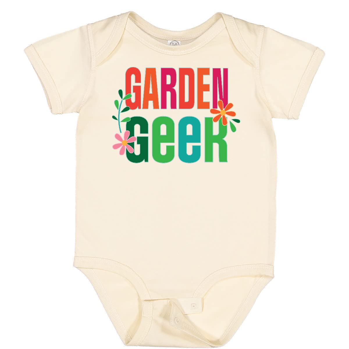 Inktastic Garden Geek Gardening Baby Bodysuit - Cute Organic Cotton Onesie for Infants & Toddlers - Perfect for Outdoor Play, Gardening Activities & Nature Lovers