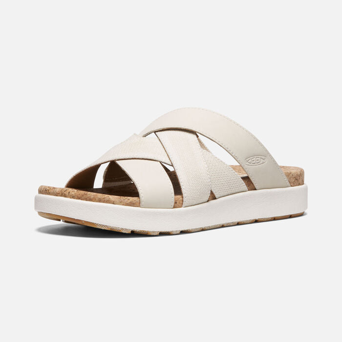 KEEN Elle Mixed Slide Sandals for Women - Comfortable & Stylish Summer Slides for Beach, Pool, and Casual Wear