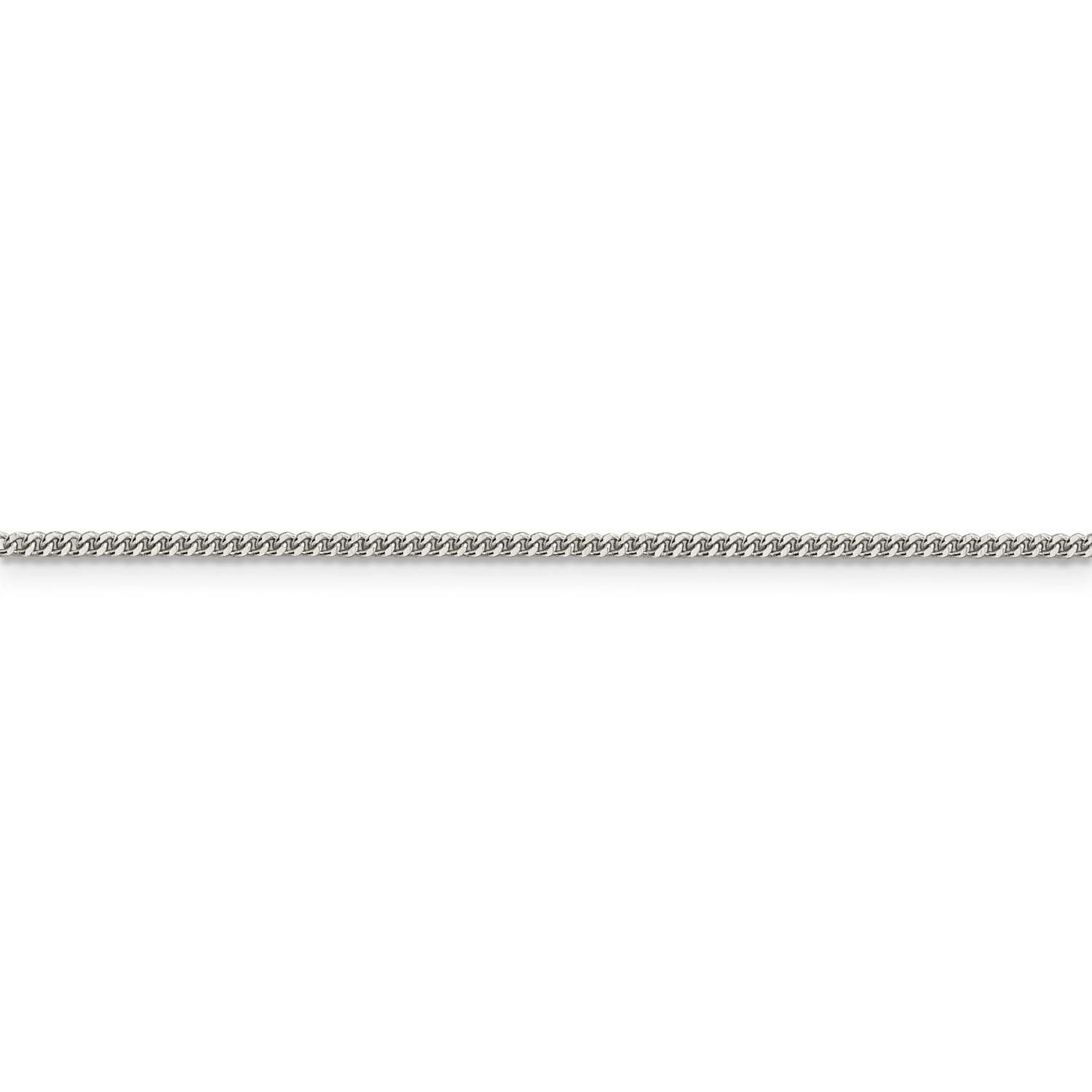 .925 Sterling Silver Curb Chain Necklace, Bracelet or Anklet Set - Durable & Hypoallergenic Jewelry for Men & Women - Perfect for Everyday Wear, Gifts & Special Occasions