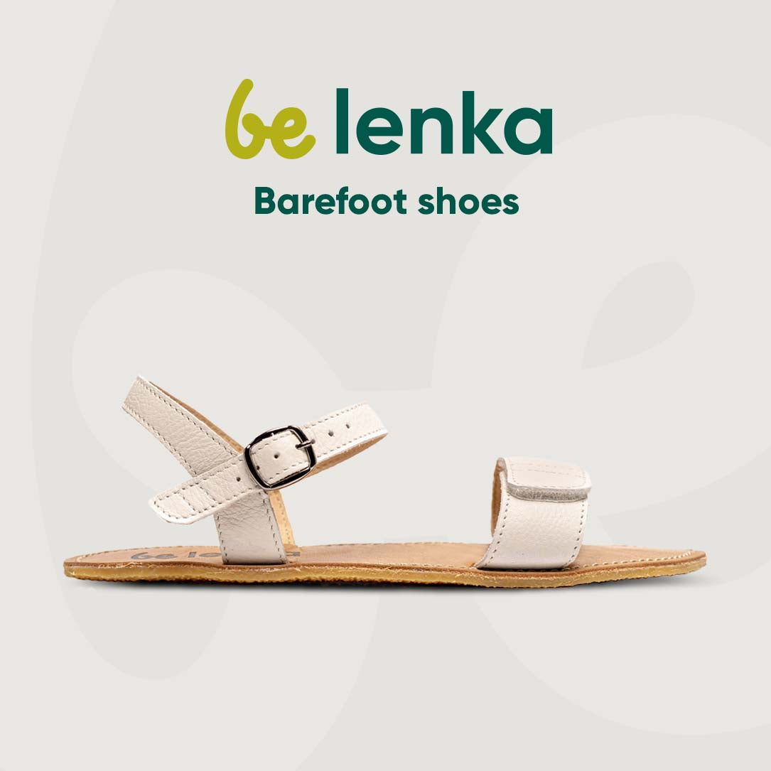 Barefoot Sandals for Women | Be Lenka Grace Minimalist Sandals | Ivory White | Comfortable Walking & Beach Wear | Perfect for Yoga, Travel & Summer Outfits