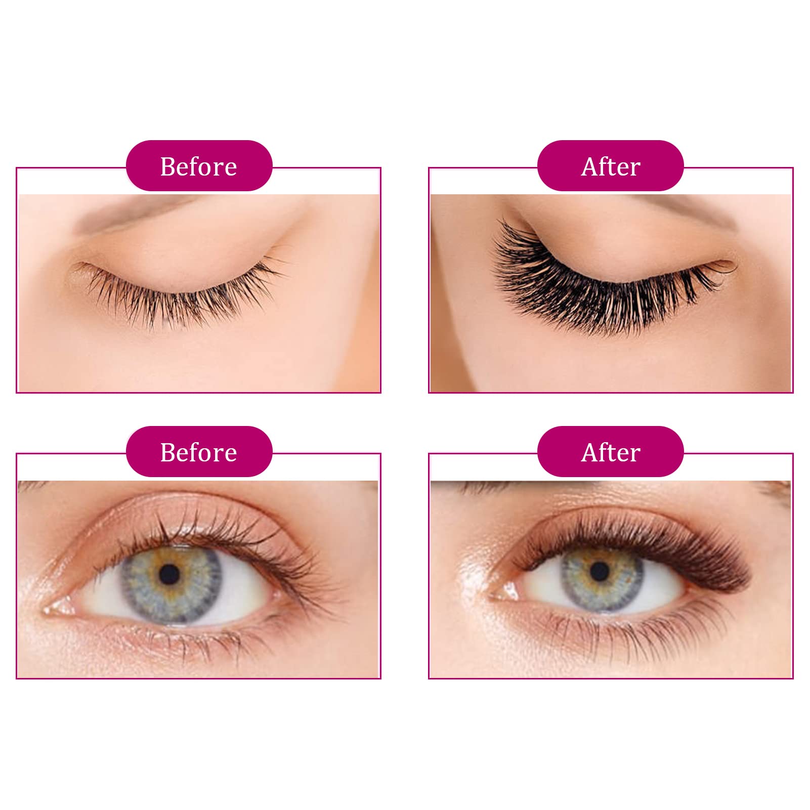 Premium 7D-0.07C 11mm Eyelash Extensions - Premade Volume Fans with Pointy Tips (C/CC/D/DD Curl) for Professional Salon & Home Use | Natural Look for Weddings, Parties & Special Occasions