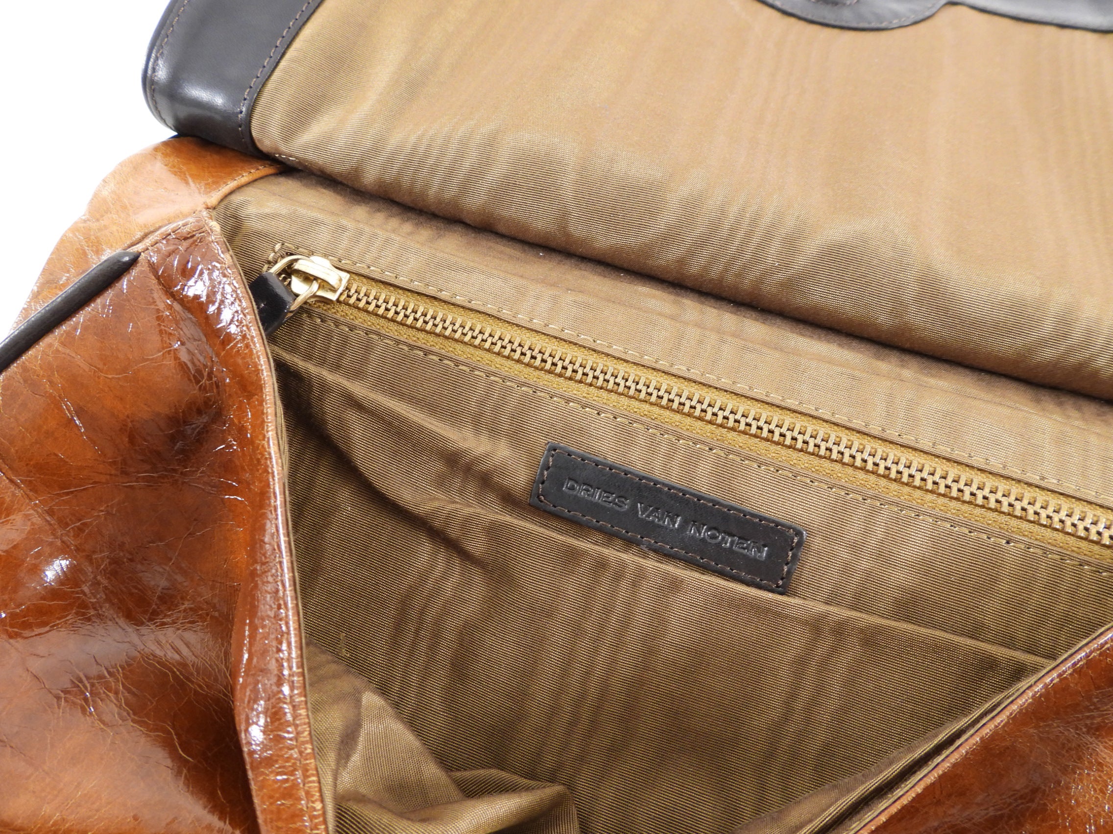 Dries Van Noten Luxury Brown Leather Handbag for Women - Stylish Exotic Skin Crossbody Purse | Perfect for Work, Travel & Evening Events