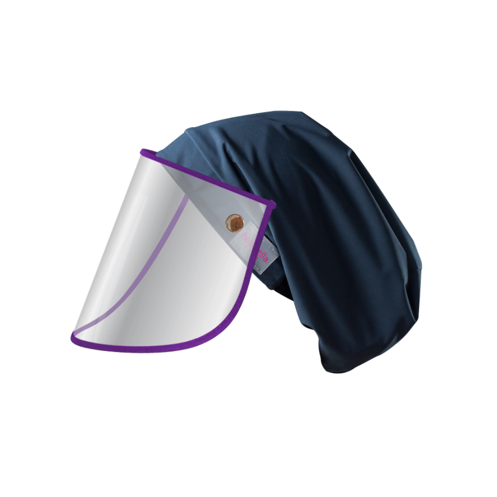 Hairbrella Pro Rain Hat with Face Shield - Waterproof Umbrella Hat for Women & Men - Outdoor Rain Protection for Walking, Hiking, Fishing & Commuting