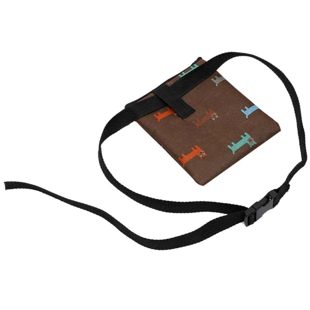 **POPETPOP Dog Treat Pouch - Adjustable Waistband Multi-Purpose Dog Training Bag with Poop Bag Dispenser | Portable for Walking, Hiking, and Outdoor Adventures**