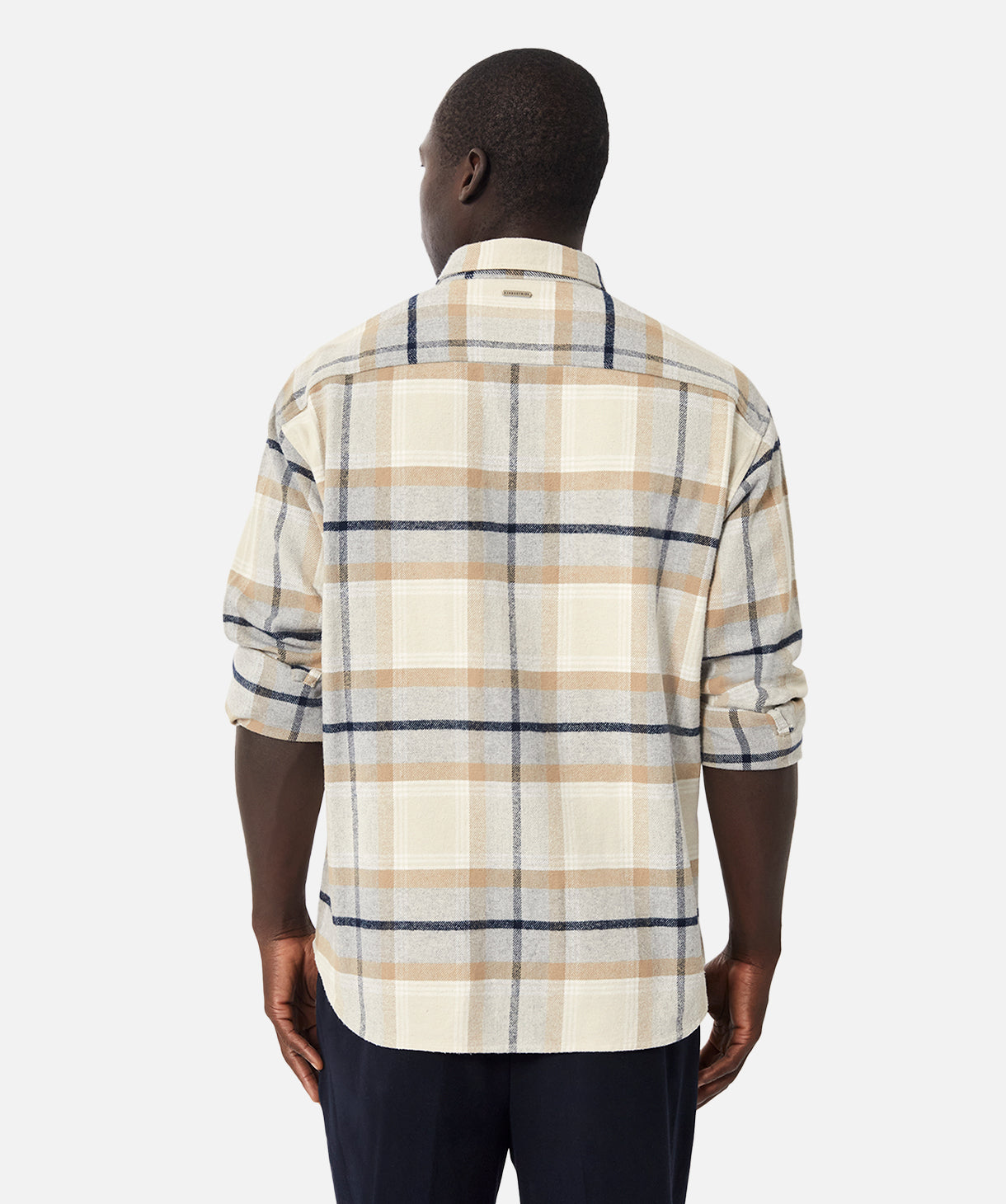 The Somerville Long Sleeve Shirt in Camel Grey - Premium Comfort for Casual & Business Wear