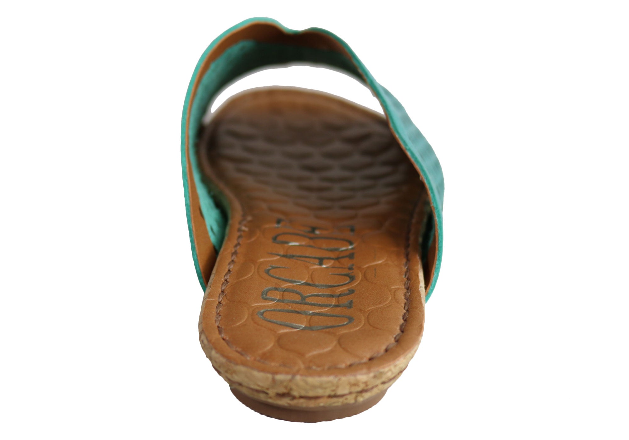 Orcade Natalie Women's Comfort Leather Slides Sandals - Made in Brazil - Perfect for Beach, Pool & Summer Casual Wear